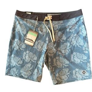 NWT Linksoul Boardwalker 9” Hybrid Board Shorts Swim Trunks Sz 36